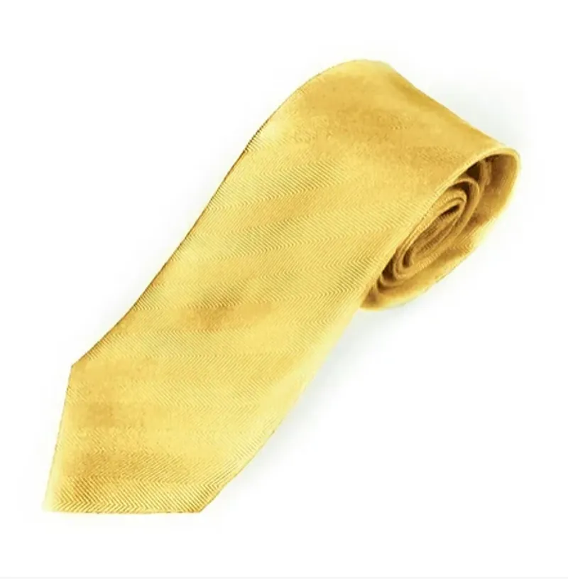 PL Sells Herringbone Silk Tie Gold N777/14 