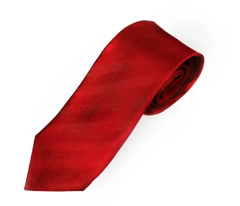 PL Sells Herringbone Silk Tie Red N777/19