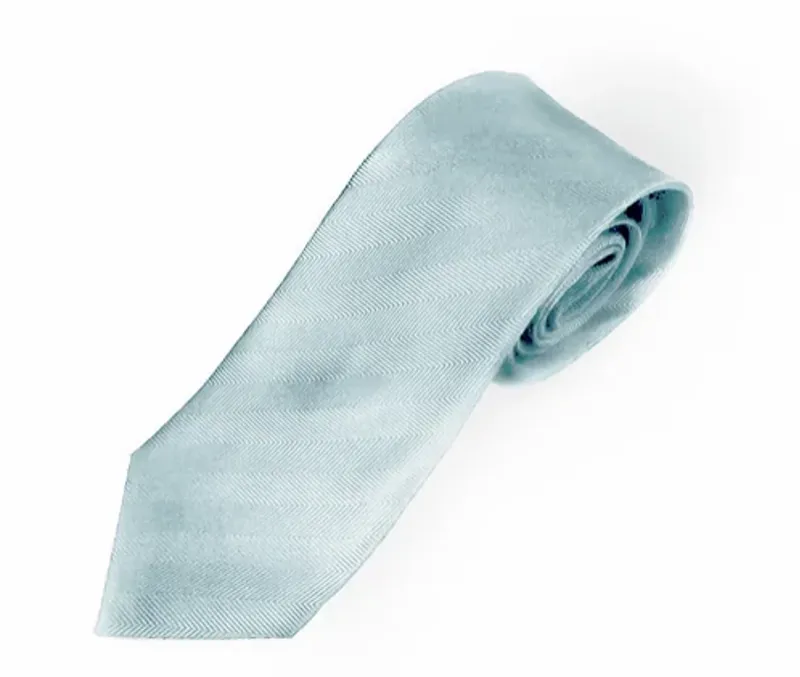 PL Sells Herringbone Silk Tie Sky N777/24 