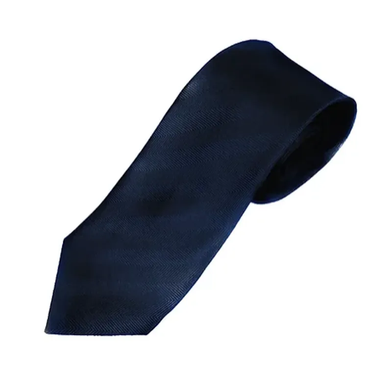 PL Sells Herringbone Silk Tie Navy N777/25 