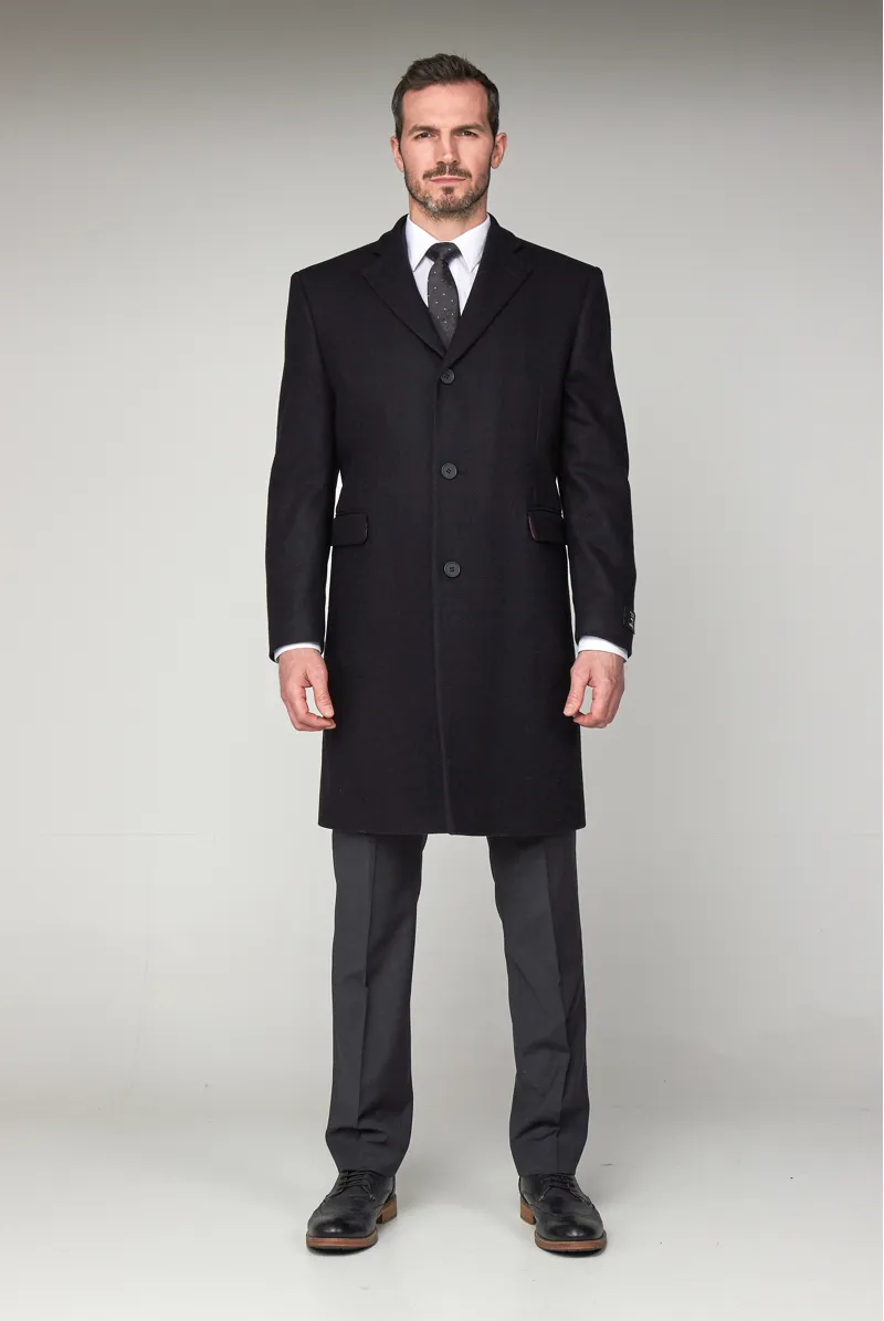 Scott By The Label Overcoat Navy SS18597 
