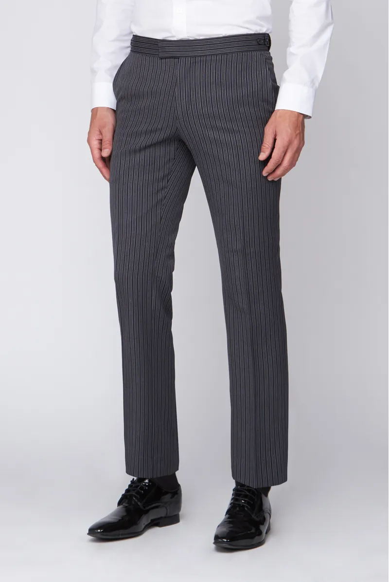 Scott By The Label Trouser Masonic Grey Stripe SS10141T0  