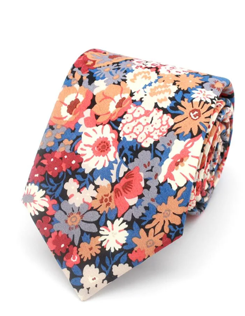 L.A. Smith Liberty Print Tie Thorpe Multi LIBT67/2 