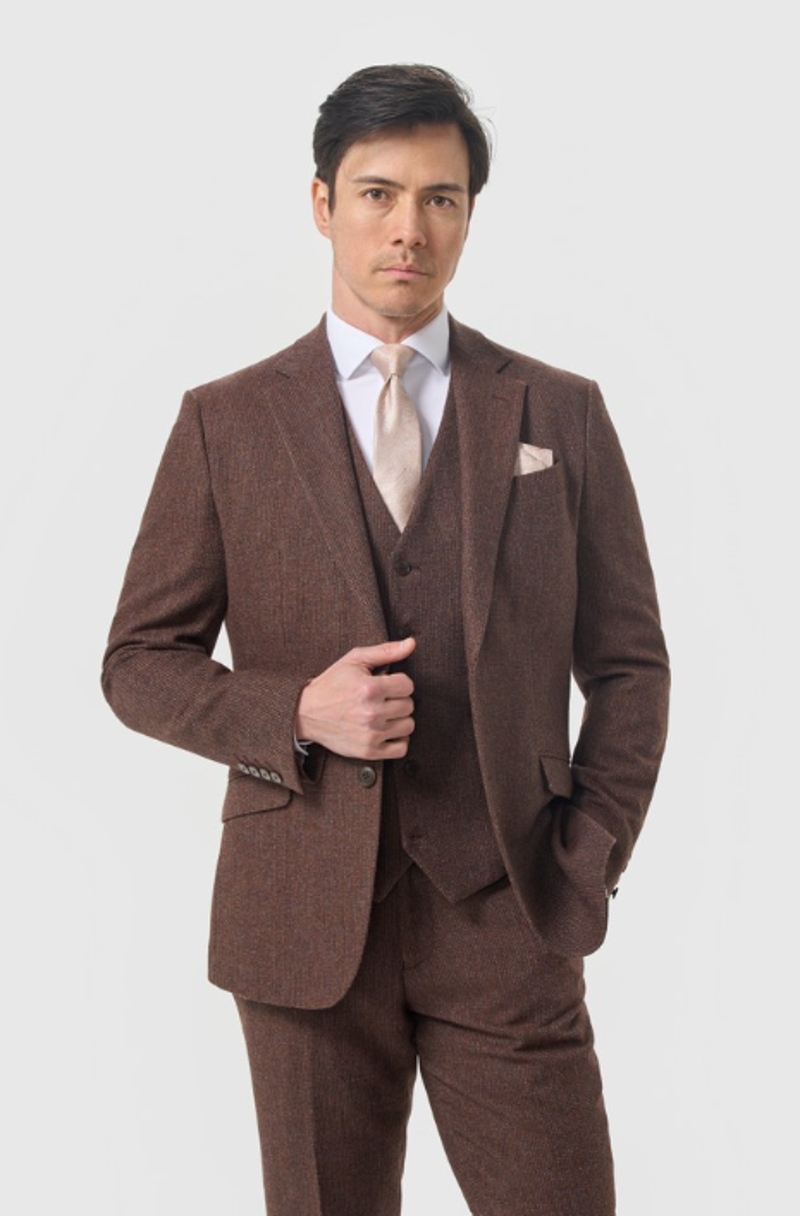 Cavani Thomas Suit Jacket Mahogany -1