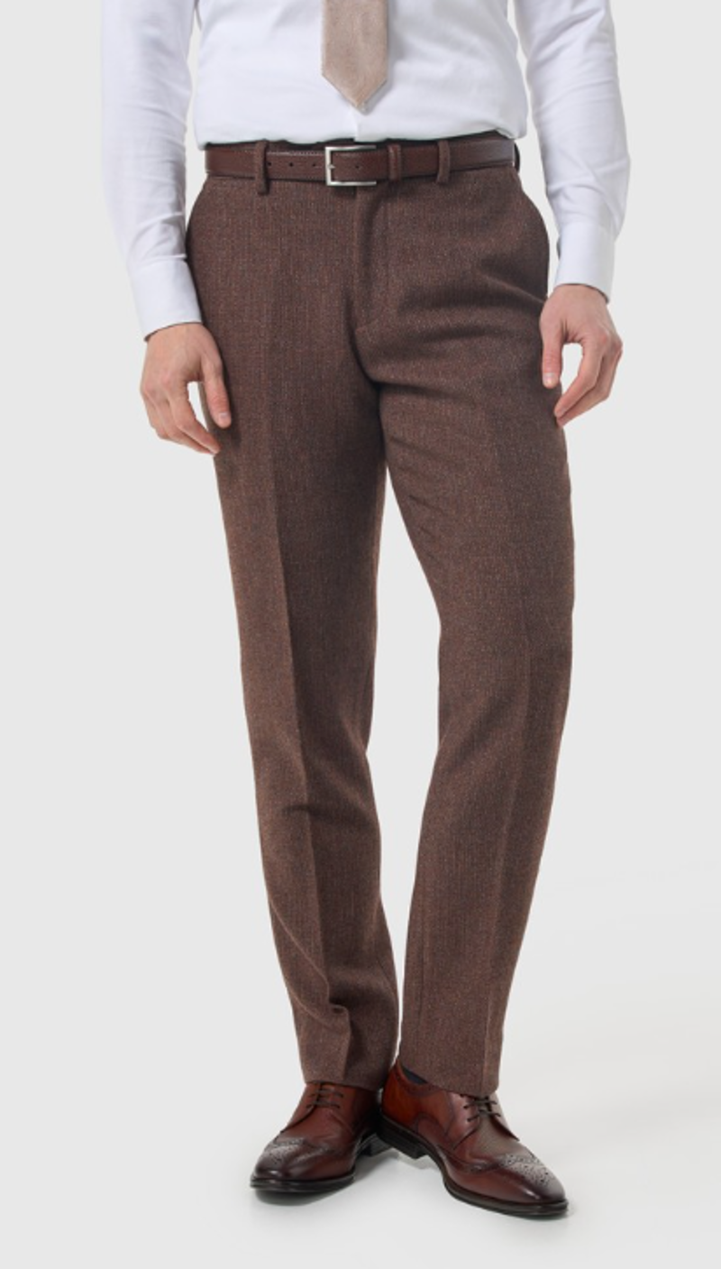 Cavani Thomas Suit Trouser Mahogany -1