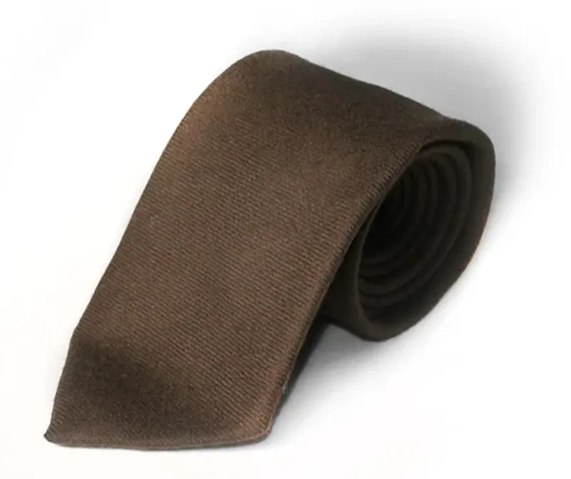 PL Sells Wool Tie Dark Brown U103/67