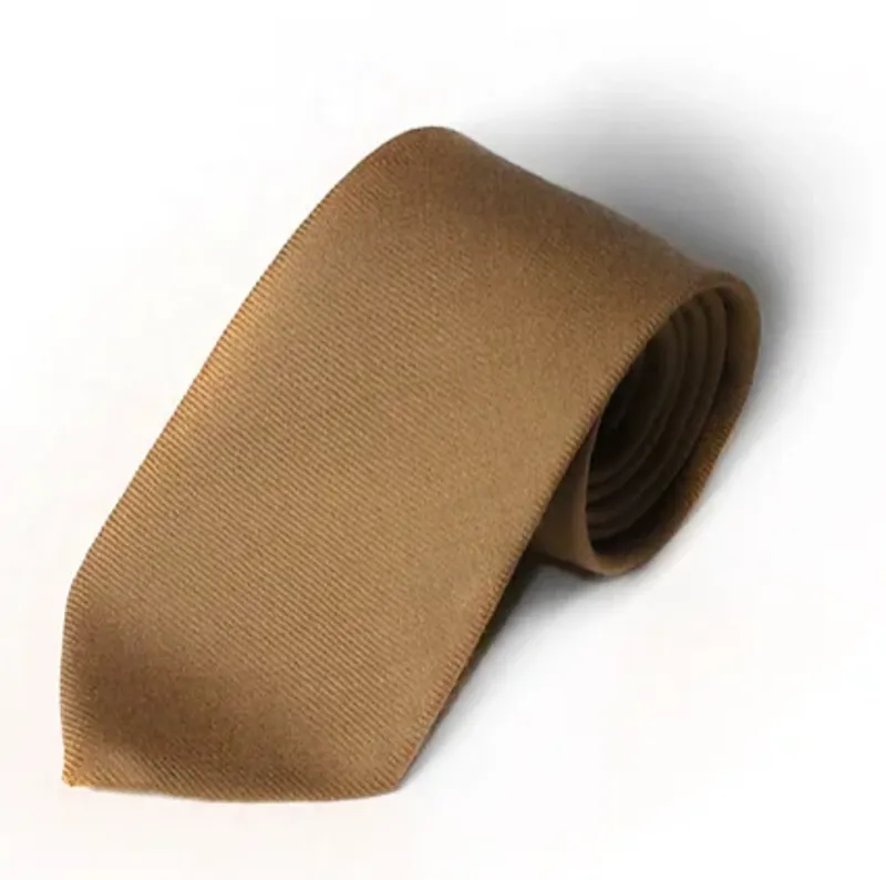 PL Sells Wool Tie Marl Brown U103/79 