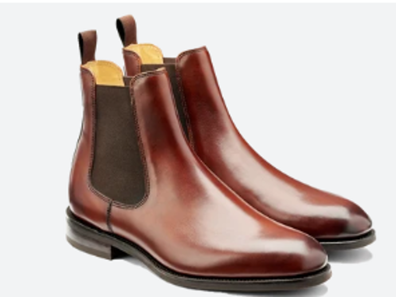 Barker Shoes Wantage Chelsea Boot Walnut Brown -1