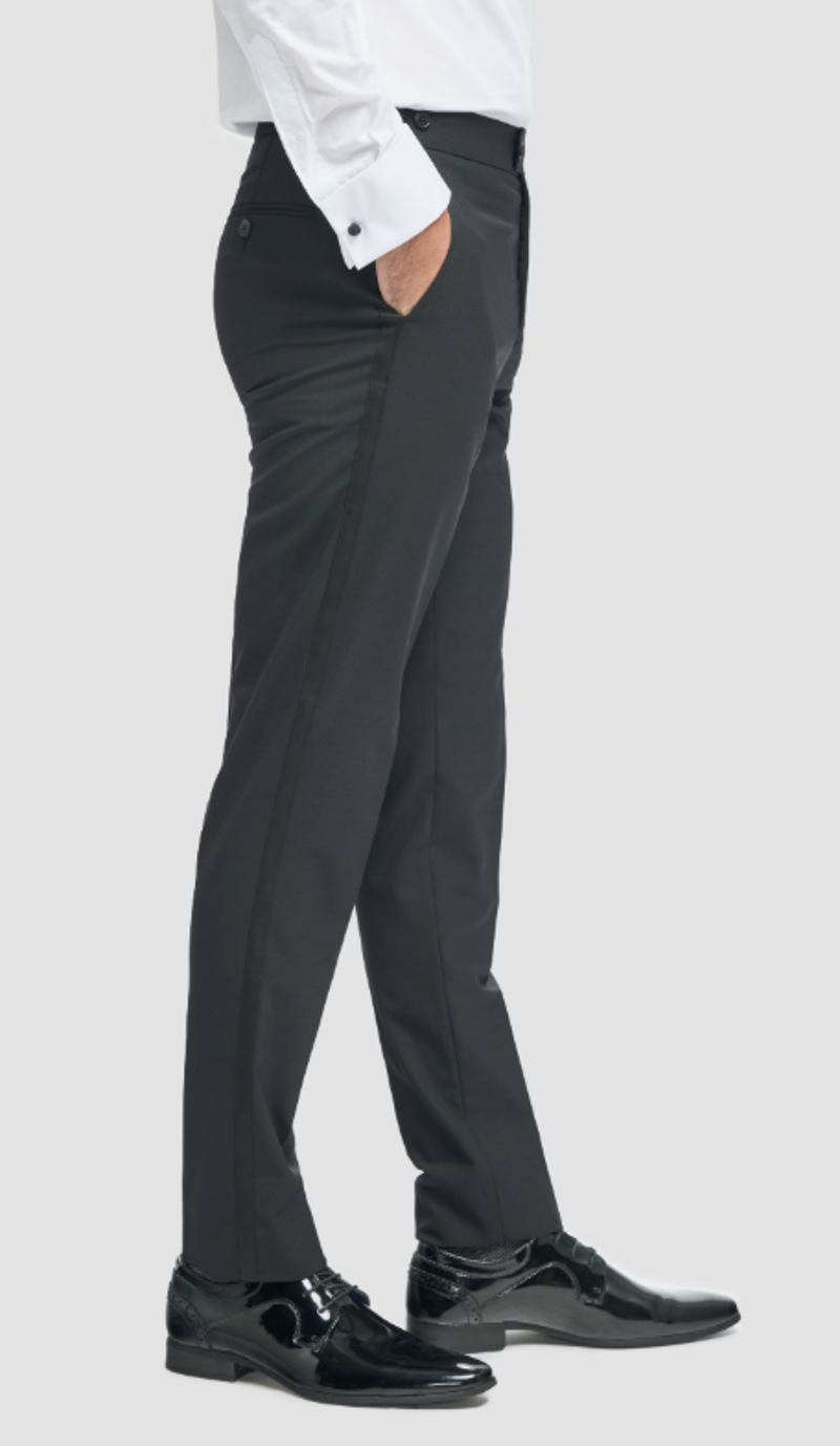 House of Cavani  Aspen Dress Trouser Black-1