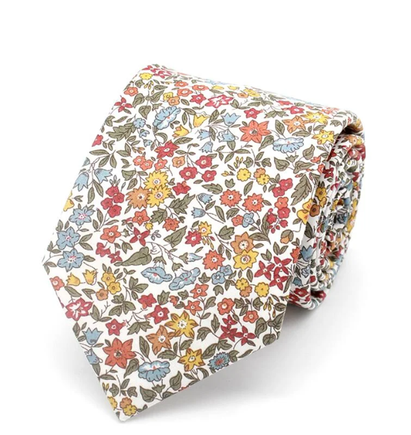 L.A. Smith Liberty Print Tie Ava Multi LIBT06/1 