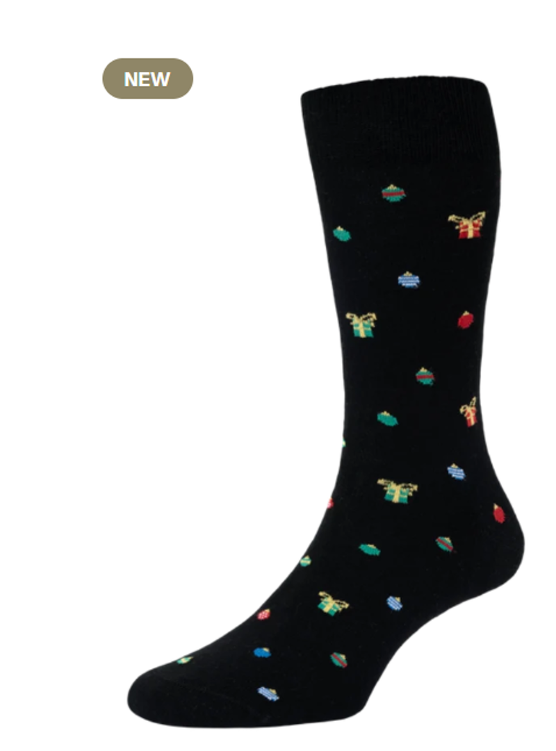 HJ Hall Cotton Rich Baubles Black HJ434  