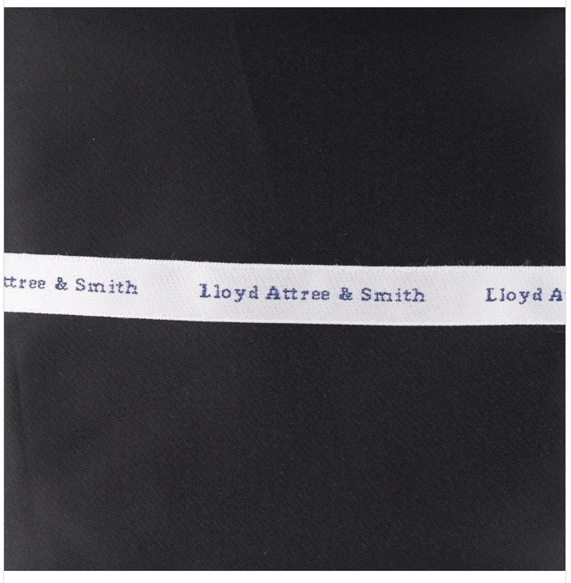 L.A. Smith Pocket Square Black TPH1896/11 