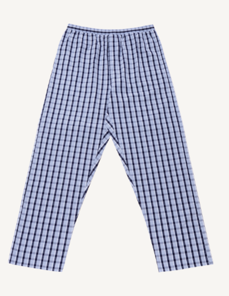 HJ Hall Cotton PJ's Blue Check-2
