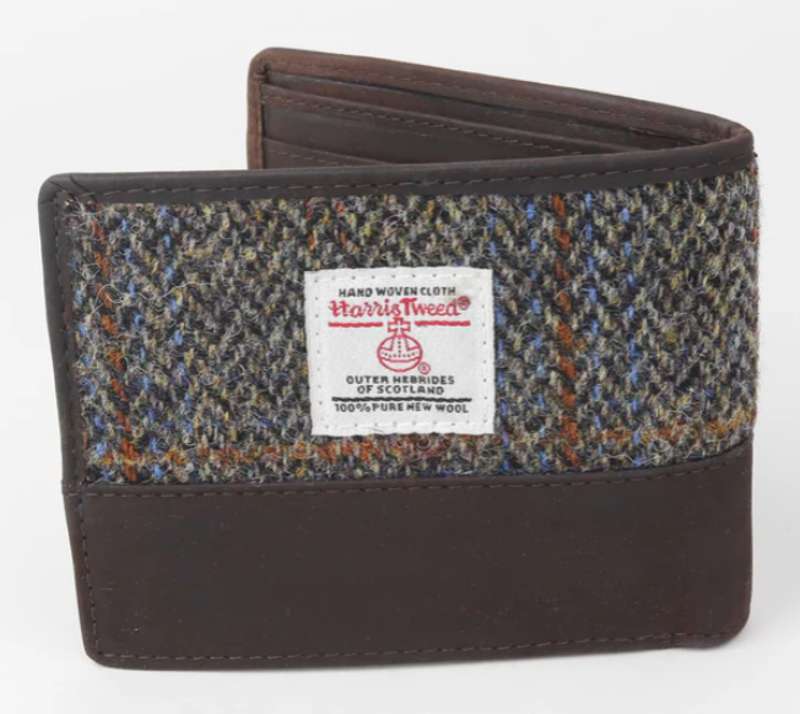 Sophos Wallet Harris Tweed Brown-2