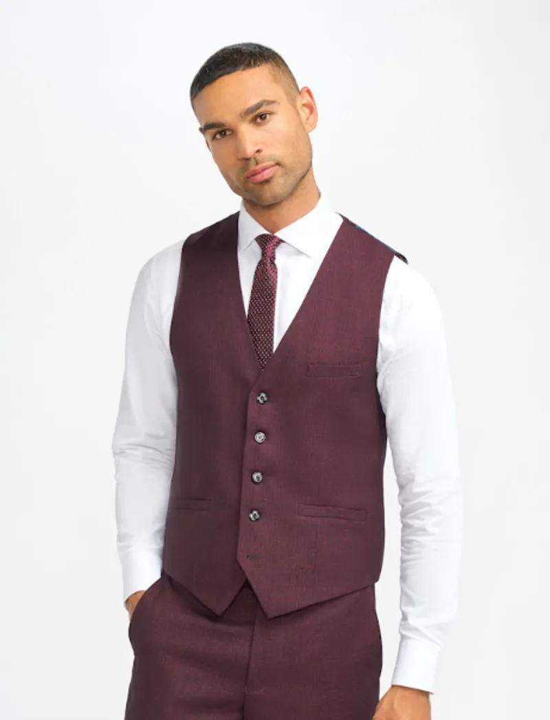 Cavani Caridi Waistcoat Wine