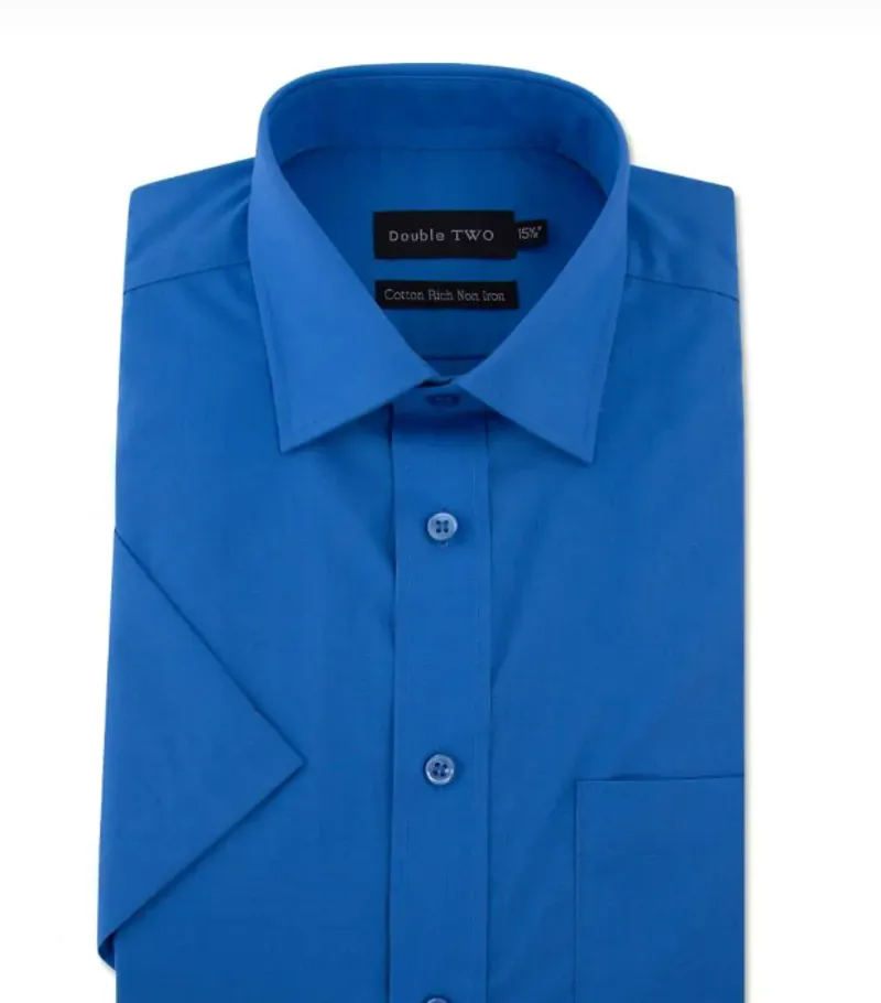 D2 Half Sleeve Shirt Colbalt Blue SHS4500AA 