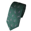 L.A. Smith Silk Cricket Tie Green S9504/5
