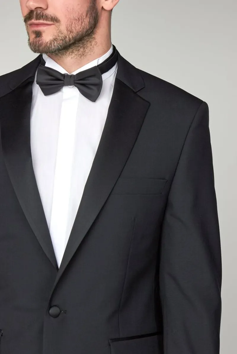 Scott By The Label Classic Jacket Plain Black Tie SS1541J1  -2