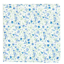 L.A. Smith Liberty Print Pocket Square Agnes Meadow Blue LIBTPH119/1 