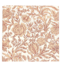 L.A. Smith Liberty Print Pocket Square Sambourne Stone LIBTPH110/1 