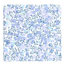 L.A. Smith Liberty Print Pocket Square Wiltshire Blue LIBTPH112/1 