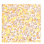 L.A. Smith Liberty Print Pocket Square Wiltshire Yellow LIBTPH112/2 