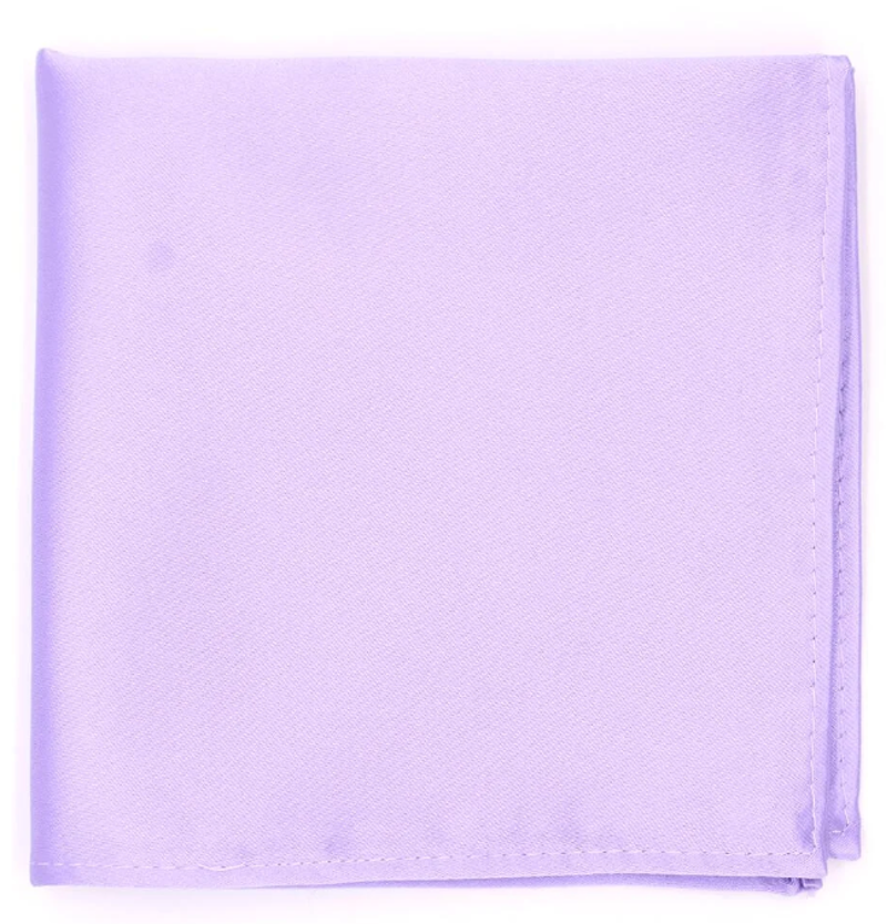 L.A. Smith Satin Pocket Square Lilac TPH8000/12 