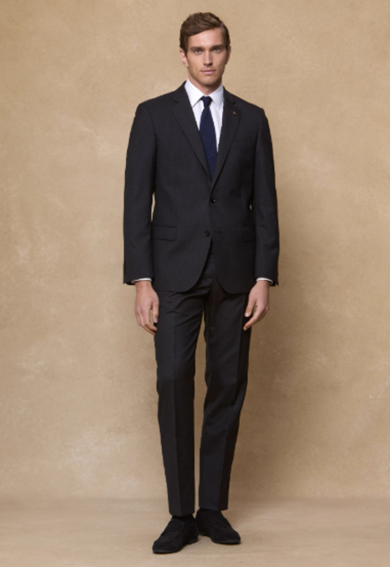 Magge 1866 Liffey Jacket Charcoal 15611