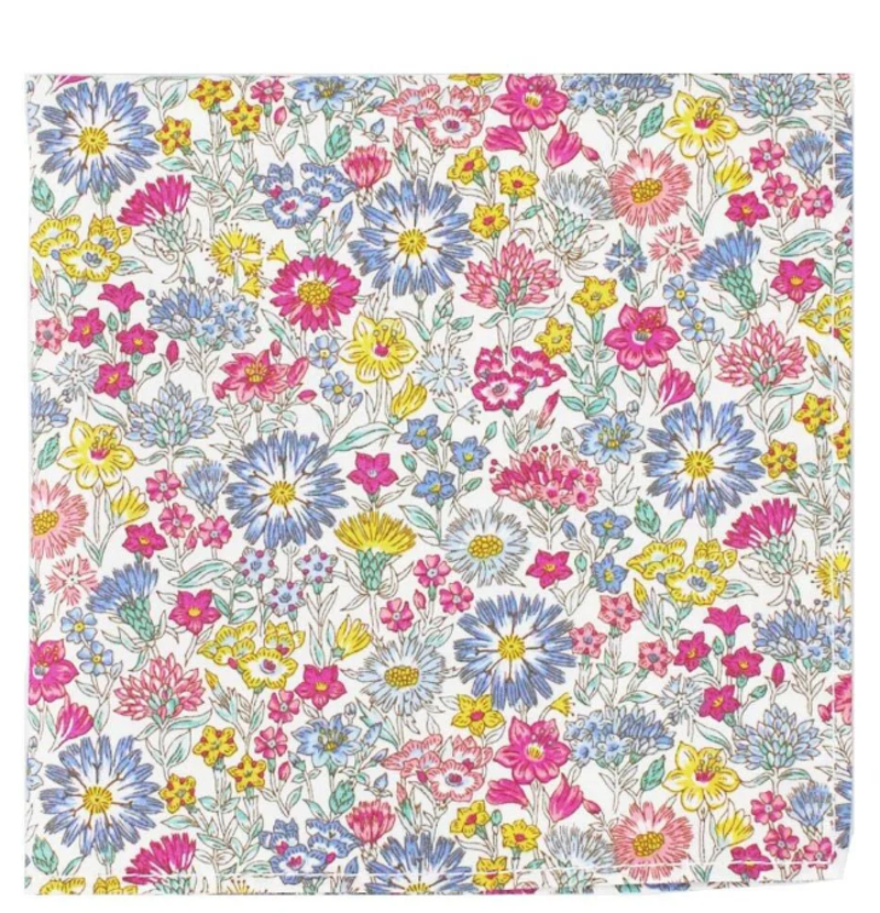L.A. Smith Liberty Print Pocket Square May Multi LIBTPH67/2 