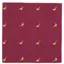  L.A. Smith Silk/Wool Pocket Square Pheasant Burgundy TPH9700/1