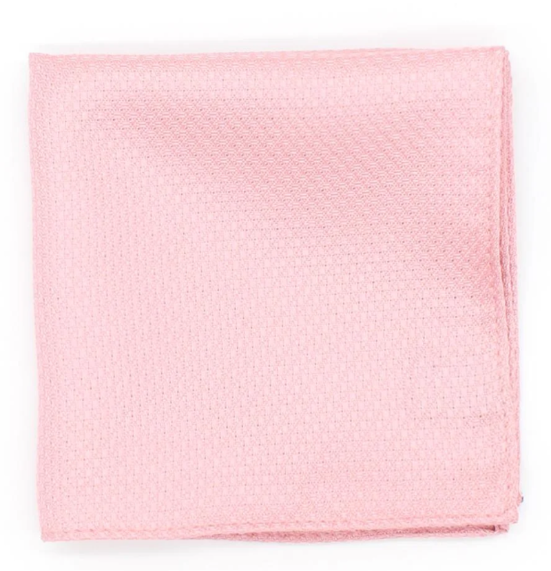 L.A. Smith Pink Texture Pocket Square TPH1895/6 