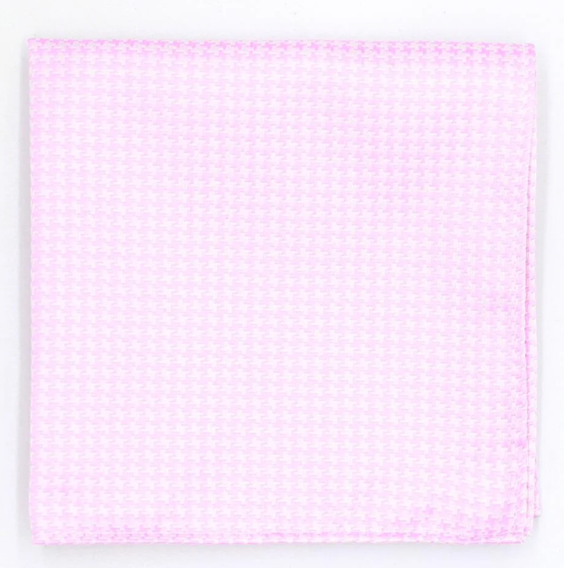L.A. Smith Silk Pocket Square Pink TPH5015/1