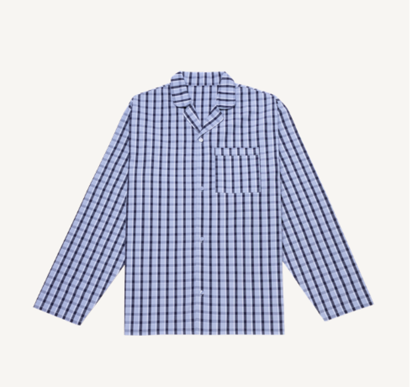 HJ Hall Cotton PJ's Blue Check-1