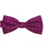 L.A. Smith Silk Bow Tie Spot Wine B5032/12 
