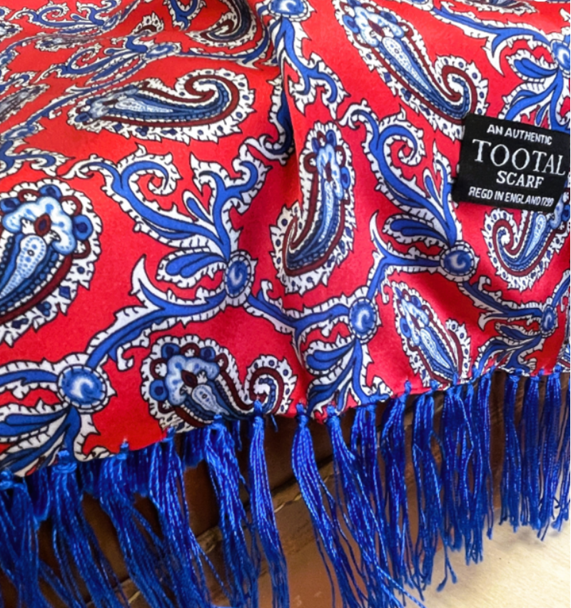 Tootal Silk Scarf Paisley Barberry TV5928-917  