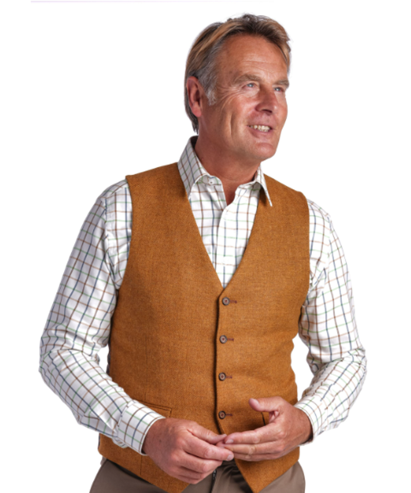 Gurteen Ross Waistcoat Mustard