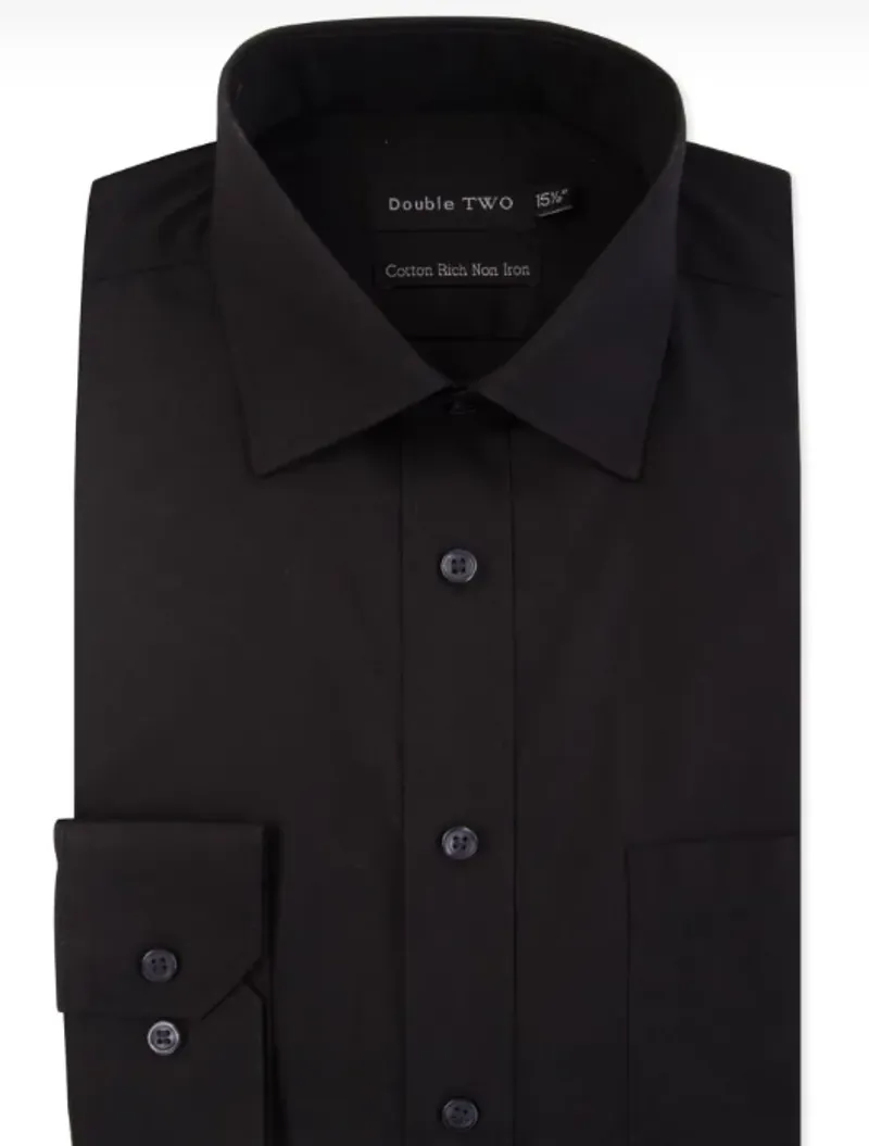 D2 Extra Tall Long Sleeve Shirt Black OS224D 