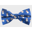 Christmas Snowman Bow Tie Blue