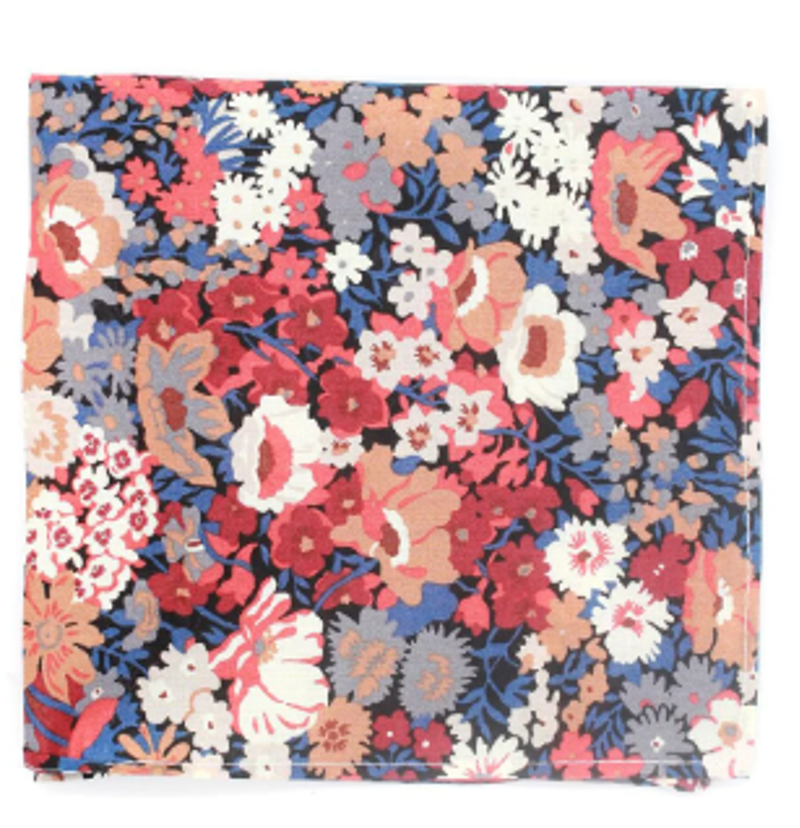 L.A. Smith Liberty Print Pocket Square Thorpe Multi LIBTPH81/1 