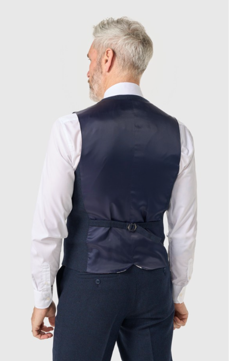 Cavani Thomas Suit Waistcoat Navy -2