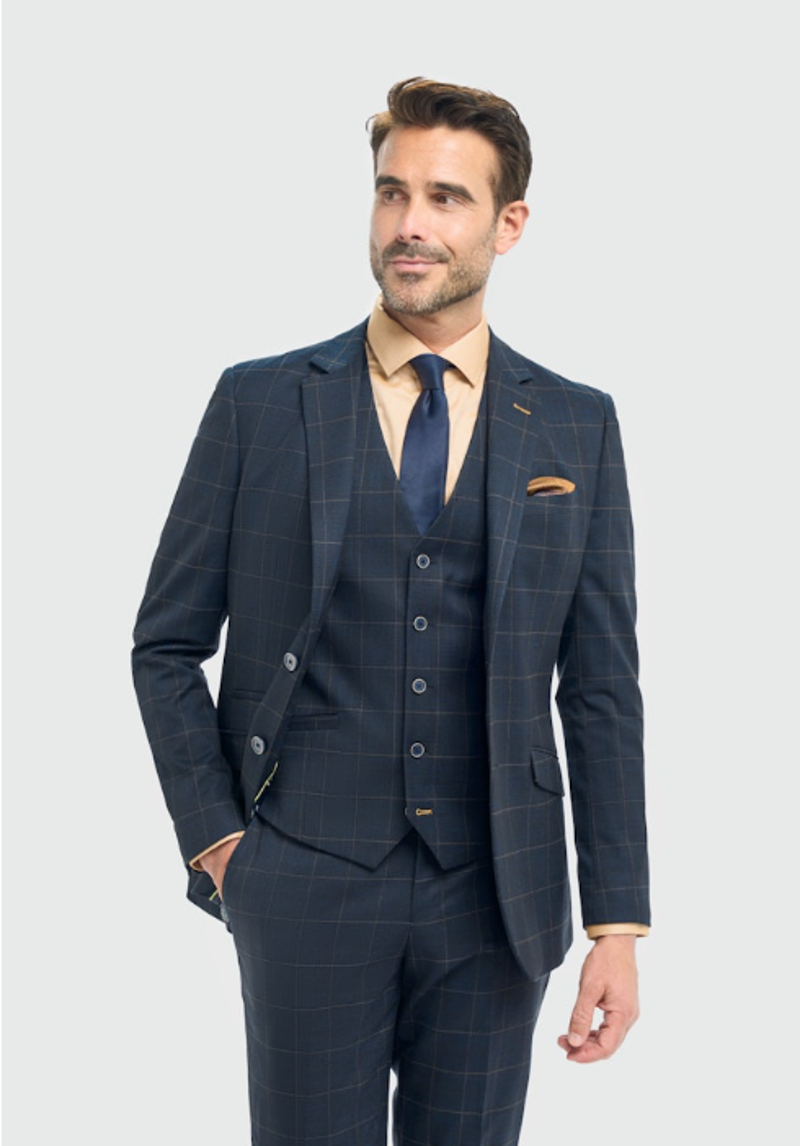 Cavani Torino Jacket Navy-1