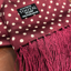 Tootal Silk Scarf Wine Polka Dot TV1807-157 