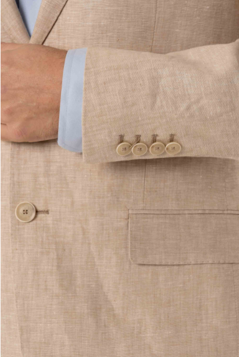 Gurteen Viago Linen Jacket Sand 2078/088-1